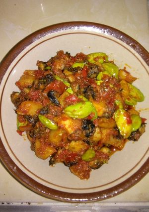 Foto resep Sambel halipu kentang pete