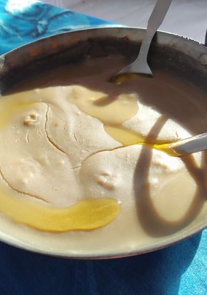 A picture of Jowar Gud Halwa.