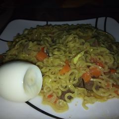 A picture of Indomie noodles.