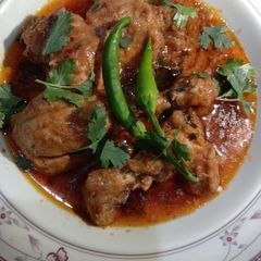 A picture of Homemade degi chicken qorma.