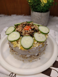 Foto resep Japanese Sushi Cake