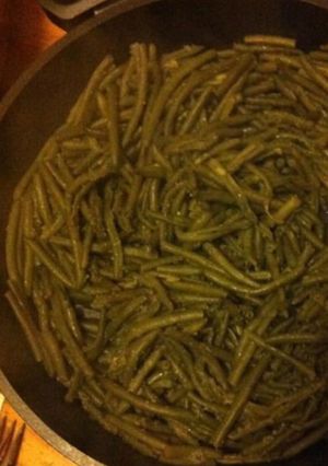 Une photo de Haricots verts persillés
