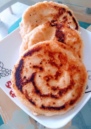 Una foto de Arepas de maíz trillado o peto