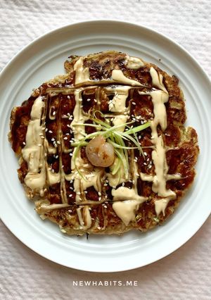 Foto resep Okonomiyaki | 254 kcal #menudiet
