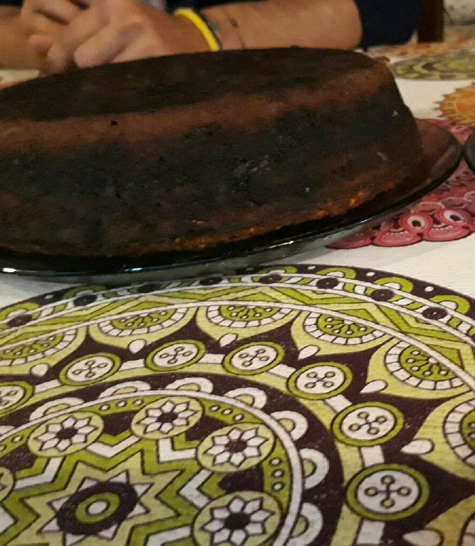 Una foto de Budín de Avena con azúcar mascabo!!