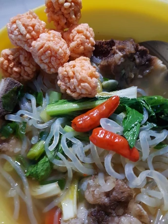 Langkah Gampang Membuat Resep Sup Shiratake Tulang Sapi yang Lezat Anti Ribet, Mantap Sekali