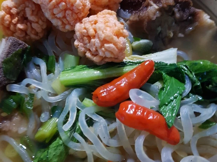 Langkah Gampang Membuat Resep Sup Shiratake Tulang Sapi yang Lezat Anti Ribet, Mantap Sekali