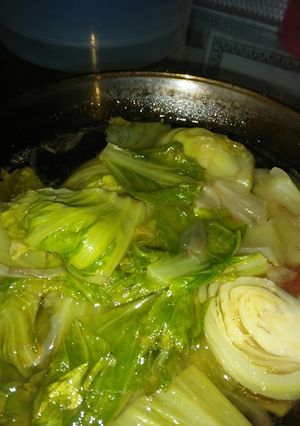 Foto resep Rebus sayur sawi pahit