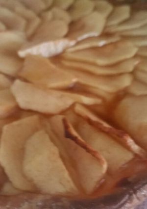 Foto principal de Tarta de manzana y crema de vainilla sin gluten