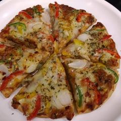 A picture of Whole wheat pizza.