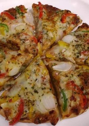 A picture of Whole wheat pizza.