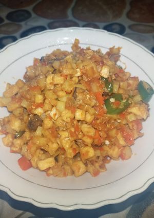 Foto resep Sambal goreng kentang hati tahu