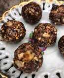 Trufas crudiveganas de frutos secos