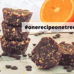 A picture of Homemade Chocolate Orange Naked Bars.