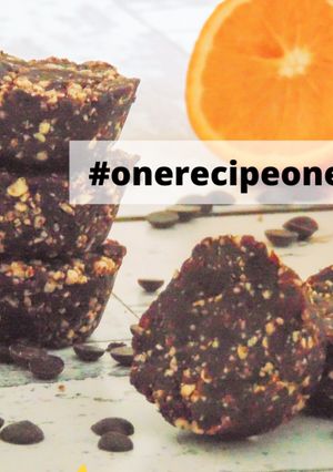 A picture of Homemade Chocolate Orange Naked Bars.