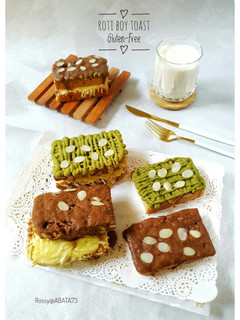 Foto resep Roti Boy Toast Coffee Milo Matcha Gluten Free