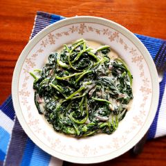 A picture of Mchicha (Creamy whole Amaranths).