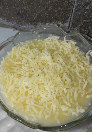 Foto resep Bubur Jagung with toping keju