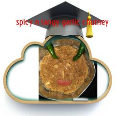 A picture of Garlic chutney.