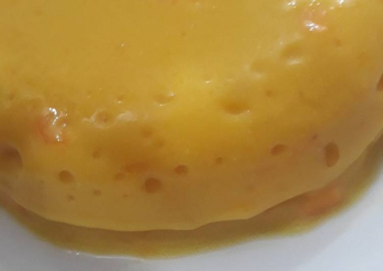 Mango jelly pudding