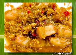 Hình của món Thịt Heo Xào Mắm Tôm Sả Ớt.