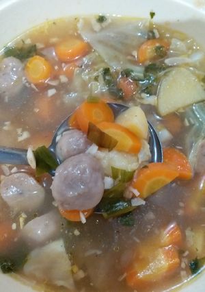 Foto resep Sop bakso anti ribet