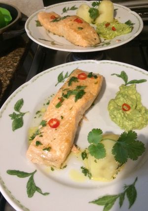 Una foto de Cocina para enamorar: Salmón mexicano