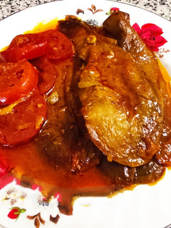 عکسی از دستور خوراک گوجه بادمجان