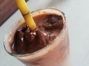 A picture of brown cocoa powder