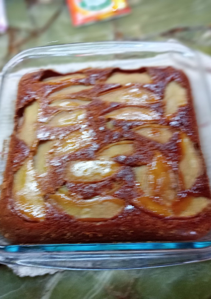 Una foto de Tarta de manzana 🍎 y peras🍐 con harina integral