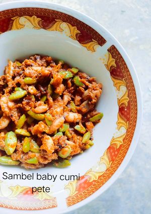 Foto resep Sambel baby cumi pete
