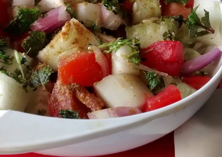 Recipe of Award-winning Kachumber(Cucumber Salad)