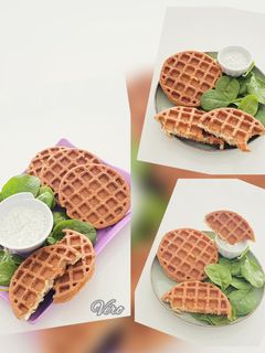 Une photo de Gaufre de haricots blancs