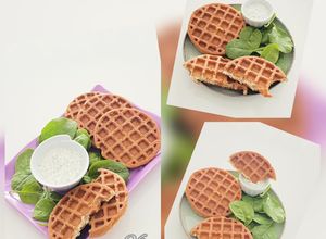 Une photo de Gaufre de haricots blancs