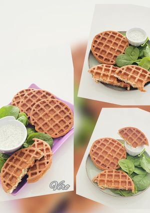 Une photo de Gaufre de haricots blancs