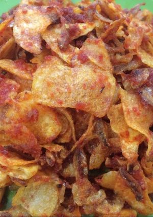 Foto resep Balado kentang teri crispy