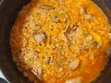 Arroz con champiñón a mi manera