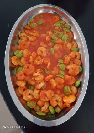 Foto resep Sambel Udang petai saus sambel botol ABC.