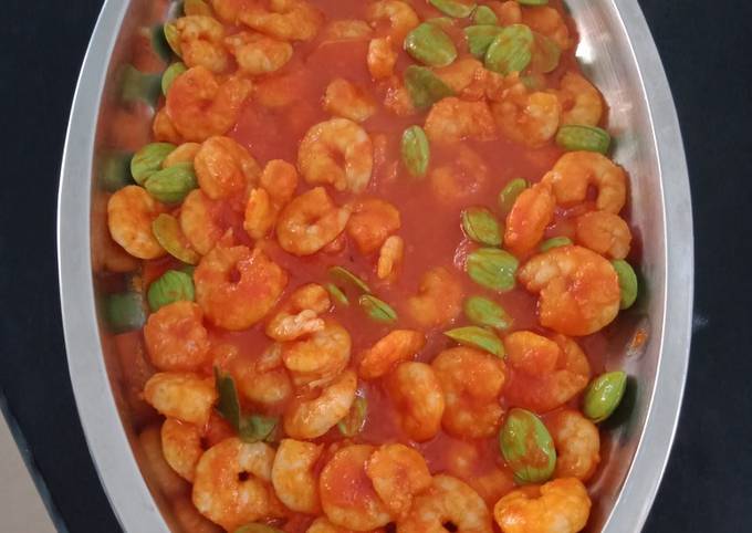 Resep Sambel Udang petai saus sambel botol ABC., Menggugah Selera