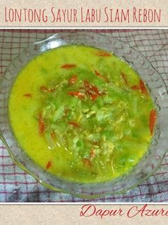 Foto resep Lontong Sayur Labu Siam Rebon