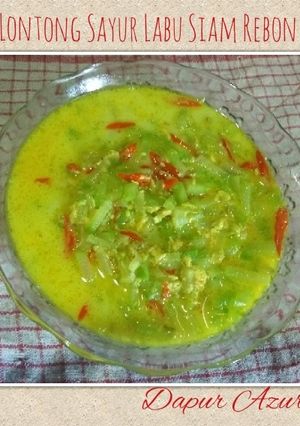 Foto resep Lontong Sayur Labu Siam Rebon