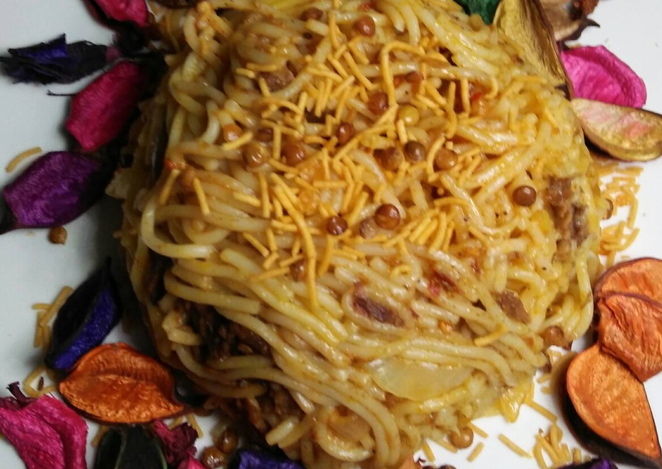 Pakistani style BBQ noodles