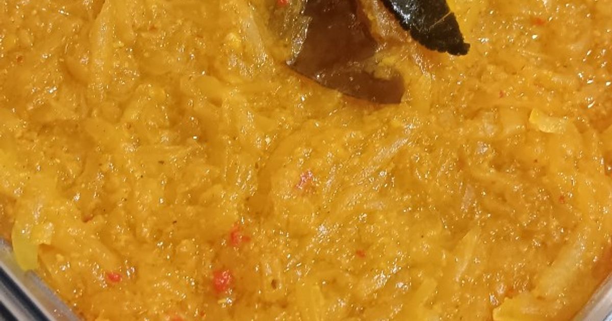 Sambel Goreng Pepaya Muda mudah dan enak