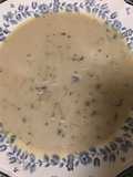 Velouté au foie gras et morilles fraîches