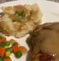 Recipe Pan fried chicken with mashed potatoes and Gravy the Can Spoil the Tongue Really delicious