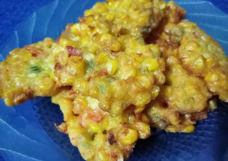 Resep Bakwan Jagung Simple (Dadar Jagung), Bikin Ngiler