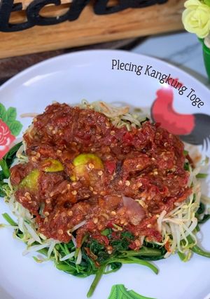 Foto resep Plecing Kangkung Toge