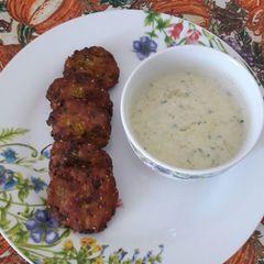 A picture of Mix Flour with methi vada.