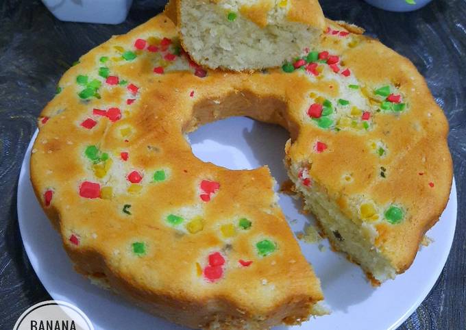 Yuk intip, Bagaimana cara membuat Banana Cake (panggang 2 telur)  menggugah selera