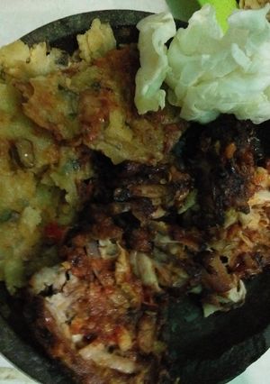 Foto resep Ayam bakar penyet solo (plus mendoan)